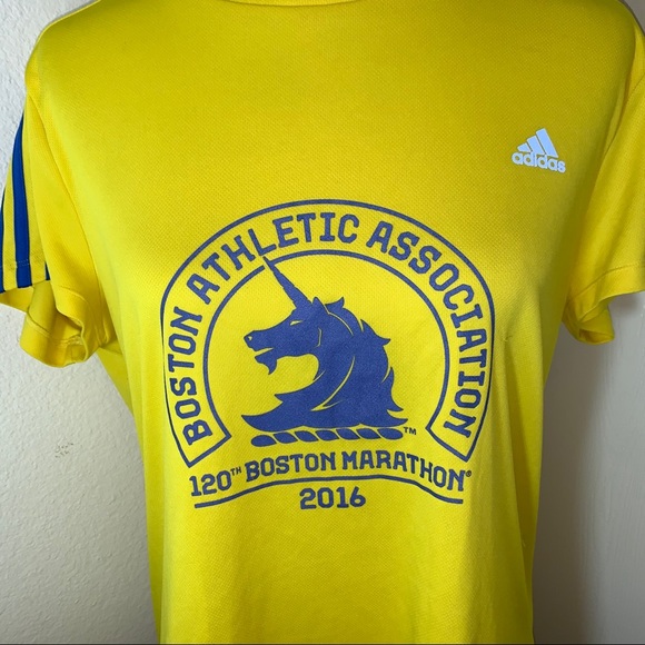 Boston Marathon 2017 Adidas Running Shirt - Picture 2 of 7